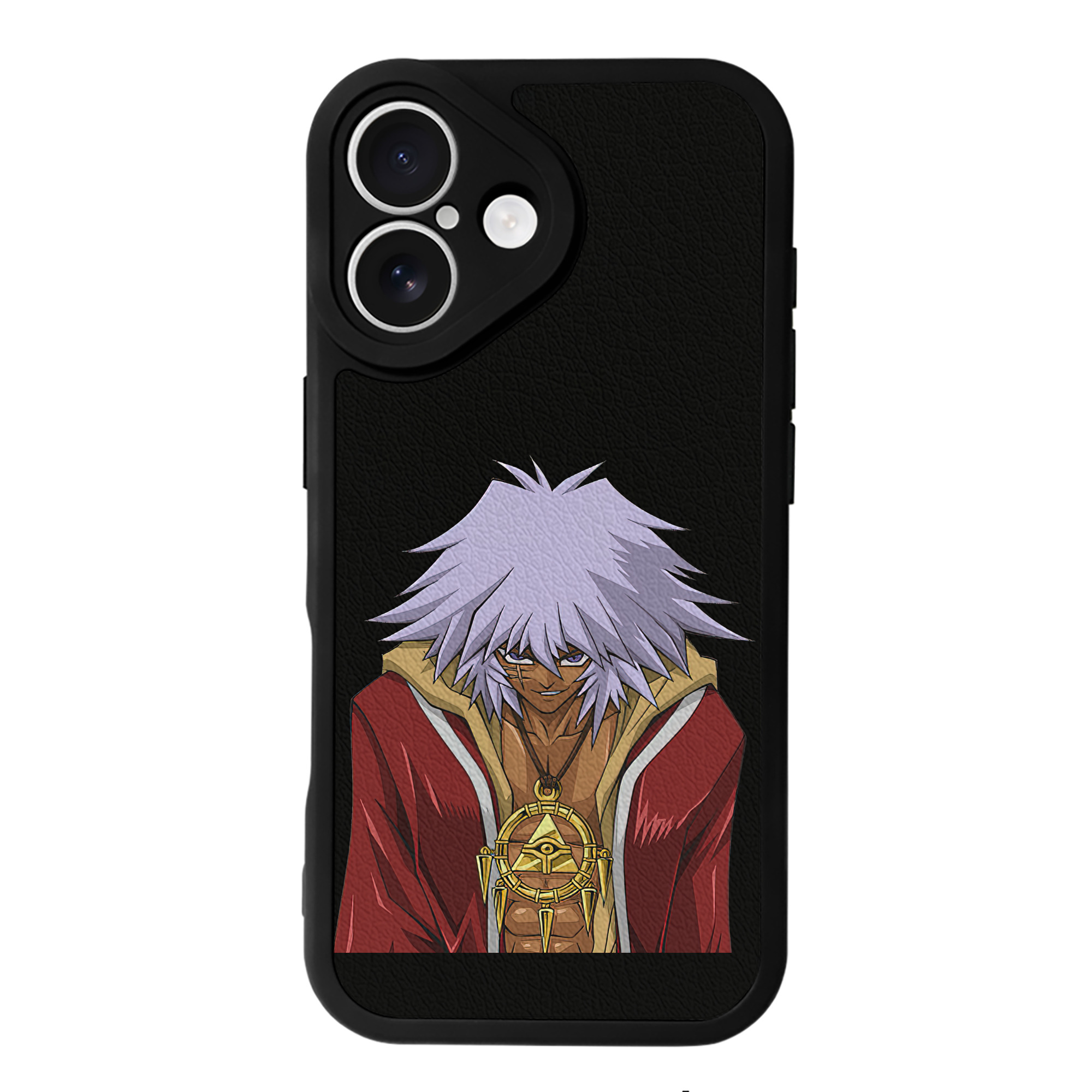 遊☆戯☆王 Yu-Gi-Oh! 【iPhone 16シリーズ対応】シリコンスマホケース（レザー調） 材質：シリコン